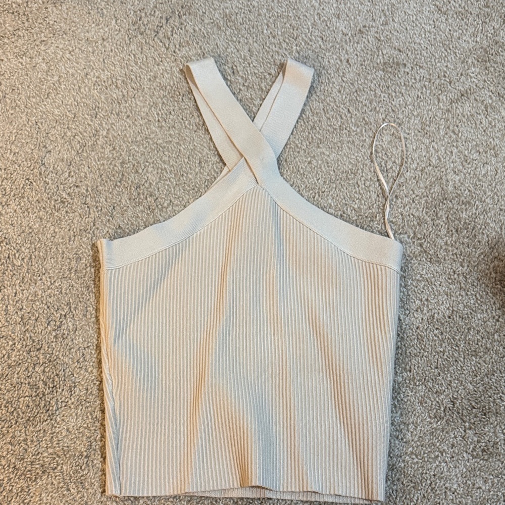 House of Harlow cross neck tank